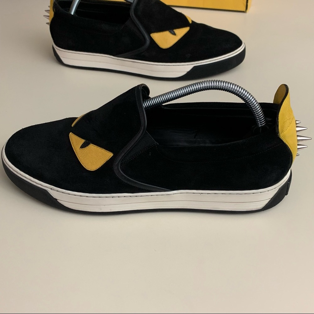 🚫SOLD•Ⓜ️🚫 Fendi Monster Slip Ons - Picture 6 of 11